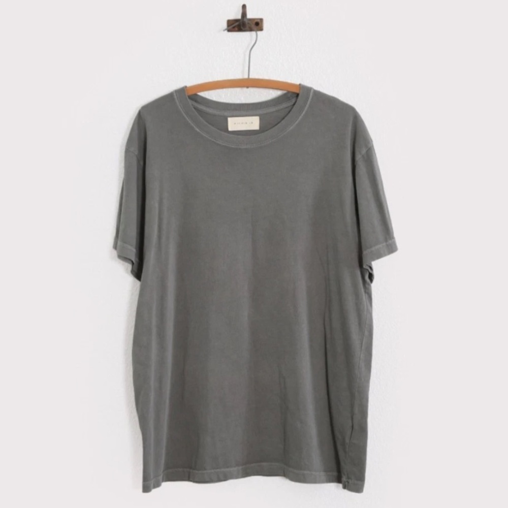 RICHIE LE gray cotton T-shirt USA Sz. M